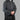 Premium Ash Black Hooded Moroccan Thobe