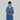 Boy's Luxury Azure Blue Moroccan Gandoura