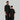 Boy's Luxury Obsidian Black Zipped Moroccan Gandoura