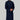 Deep Blue Collared Thobe | Signature Elite