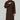 Chocolate Brown Collared Thobe | Signature Elite