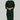 Luxury Emerald Green Zipped Moroccan Gandoura
